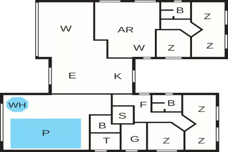 Retraite de luxe à Blavand - Plan