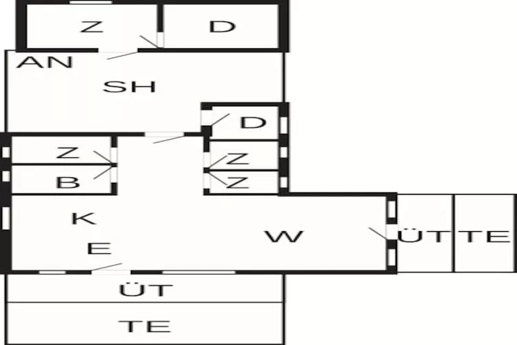7 person holiday home in Løkken-By Traum - Floor plan