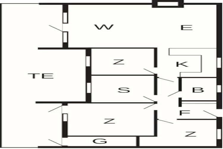 Maison de vacances pour 7 a Toftlund-By Traum - Plan