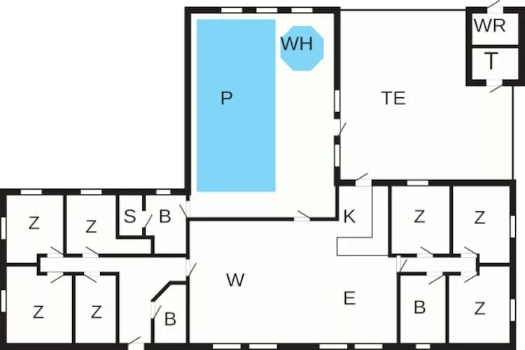 18 person holiday home in Ulfborg-By Traum - Floor plan