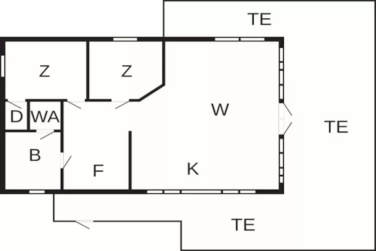 Maison de vacances pour 6 a BODAFORS - Plan