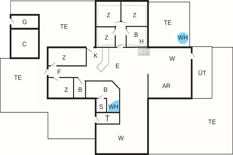 Luxury Retreat with Tennis - Floor plan