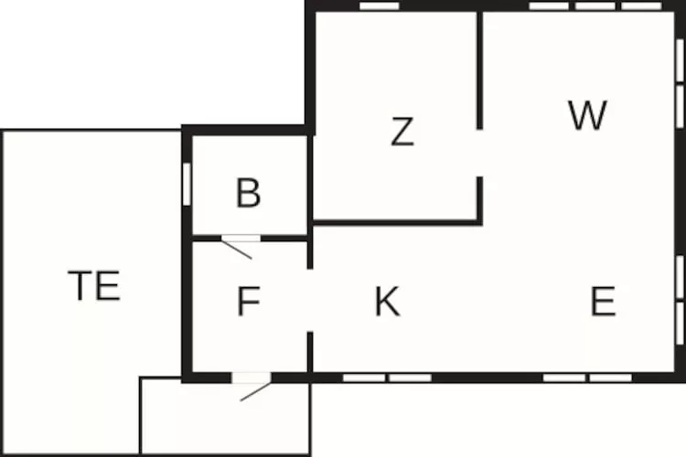 4 Personen Ferienhaus in BORÅS - Grundriss
