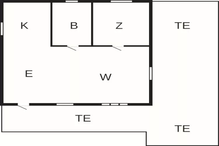 Maison de vacances pour 5 a LAUPSTAD - Plan