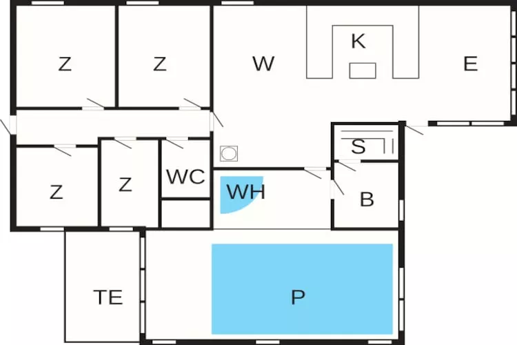 Seaside Oasis in Hou - By Traum Ferienwohnungen - Floor plan