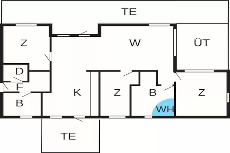 8 person holiday home in Læsø-By Traum - Floor plan