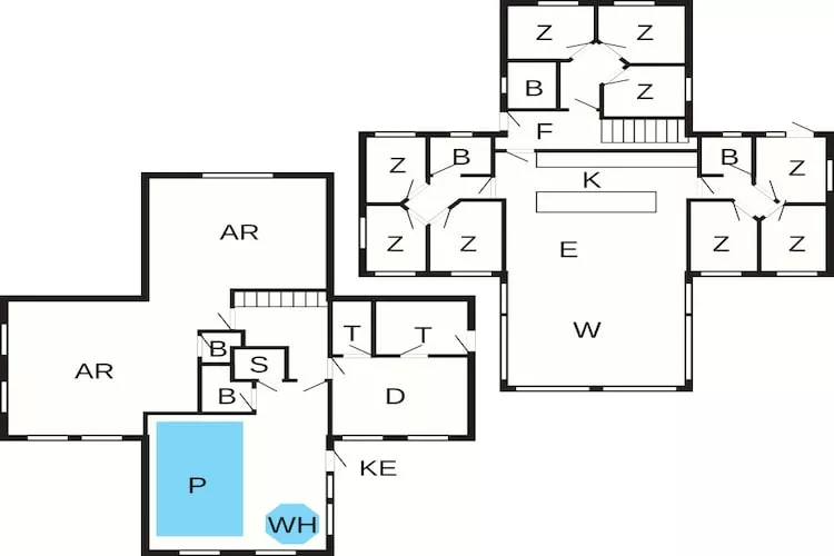 Luxus-Refugium in Ebeltoft - Grundriss