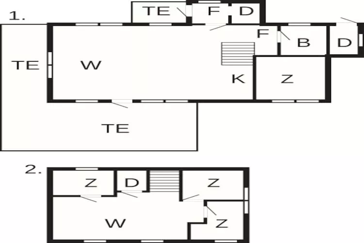 Maison de vacances pour 5 a GURSKØY - Plan