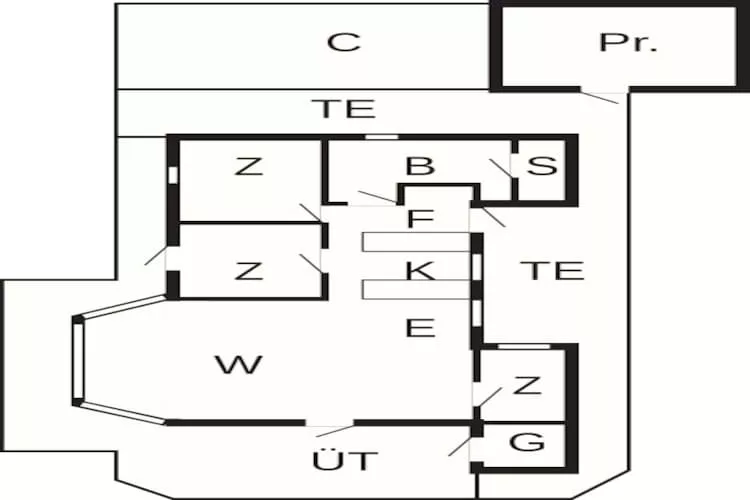 7 person holiday home in Hjørring-By Traum - Floor plan