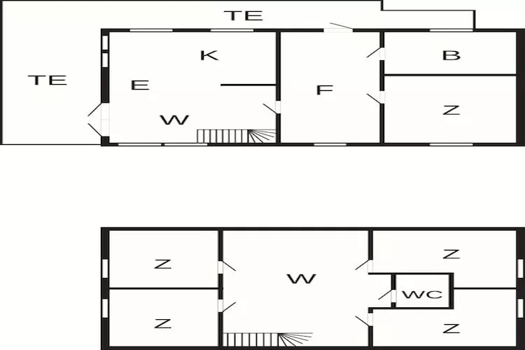 10 Personen Ferienhaus in Laukvik - Grundriss