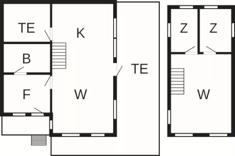 Maison de vacances pour 6 a Nord-Lenangen - Plan