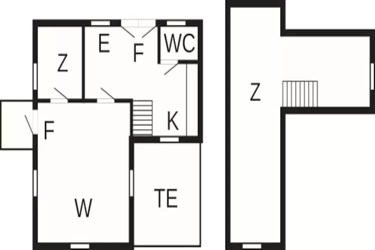 Maison de vacances pour 5 a KALVSVIK - Plan