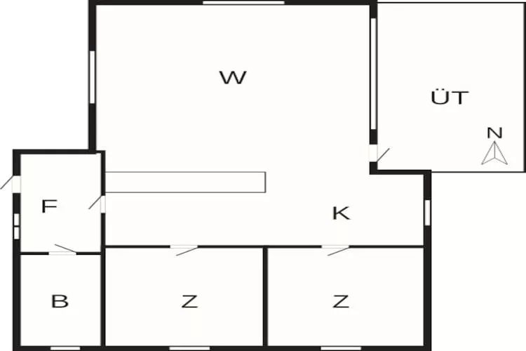 4 person holiday home in Frändefors - Floor plan