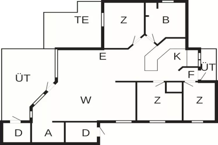 Maison de vacances pour 6 a Nakskov-By Traum - Plan
