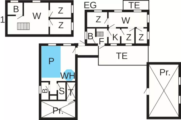 14 Personen Ferienhaus in Fur-By Traum - Grundriss