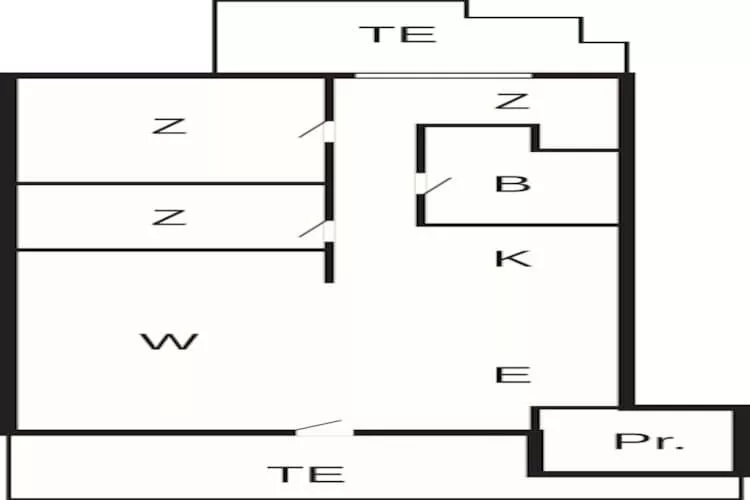 6 Personen Ferienhaus in Ebeltoft-By Traum - Grundriss