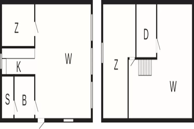 Maison de vacances pour 5 a LÖGDEÅ - Plan