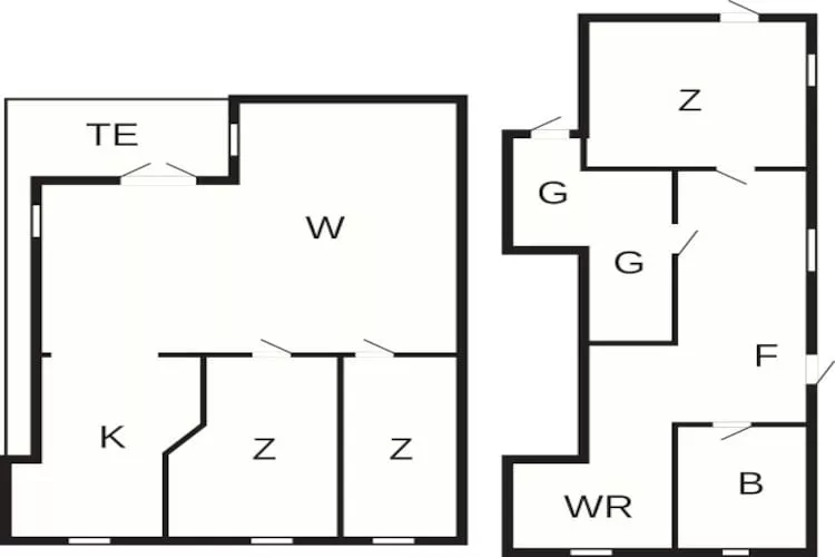 Maison de vacances pour 6 a HENÅN - Plan