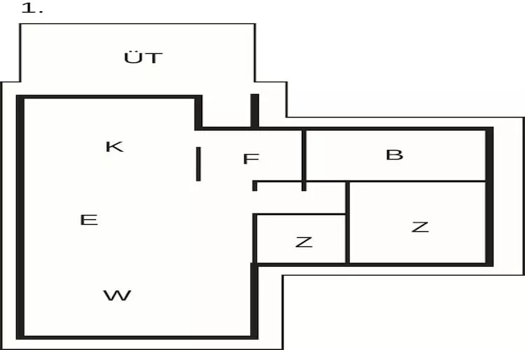4 person holiday home in Sæby-By Traum - Floor plan