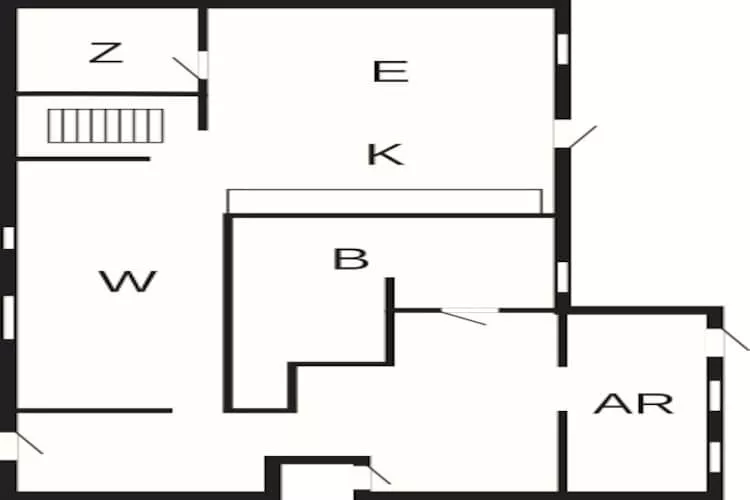 Gemütliches Ferienhaus in der Nähe des Sees - Grundriss