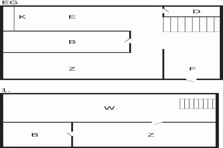 6 person holiday home in Højer-By Traum - Floor plan