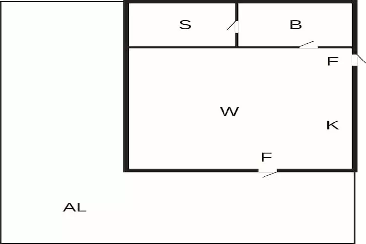 Maison de vacances pour 3 a LÖTTORP-By Traum - Plan