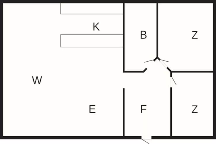 4 person holiday home in Toftlund-By Traum - Floor plan
