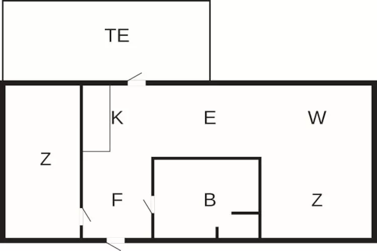 2-4 pers.Hus - Plan