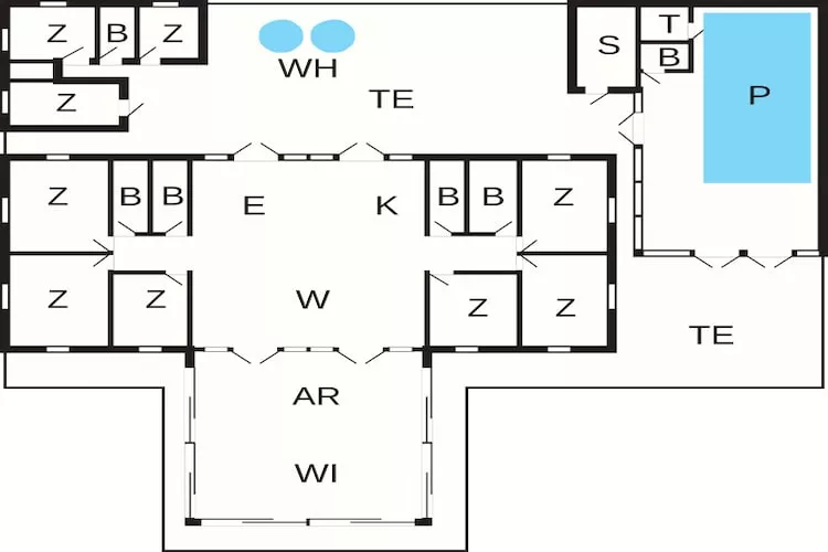 Maison de vacances pour 24 a Læsø-By Traum - Plan