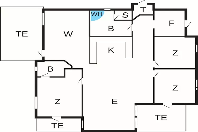 6 person holiday home in Vemb-By Traum - Floor plan