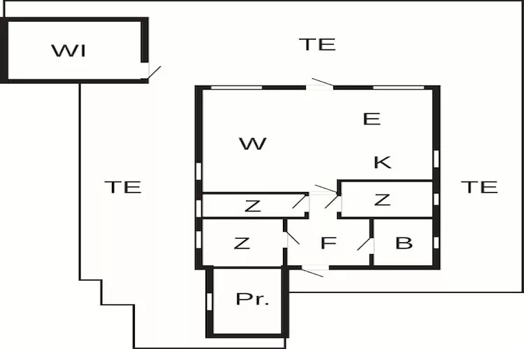 6 Personen Ferienhaus in Åsenfjord-By Traum - Grundriss
