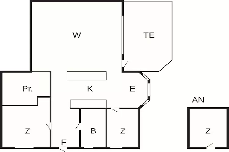 6 person holiday home in SVANESUND-By Traum - Floor plan