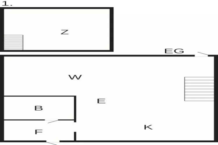 4 Personen Ferienhaus in Tønder-By Traum - Grundriss