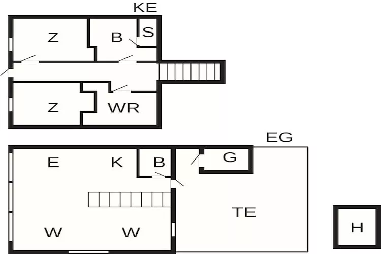 6 person holiday home in Aabenraa-By Traum - Floor plan