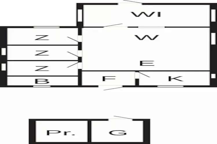 Maison de vacances pour 5 a Rørvig-By Traum - Plan