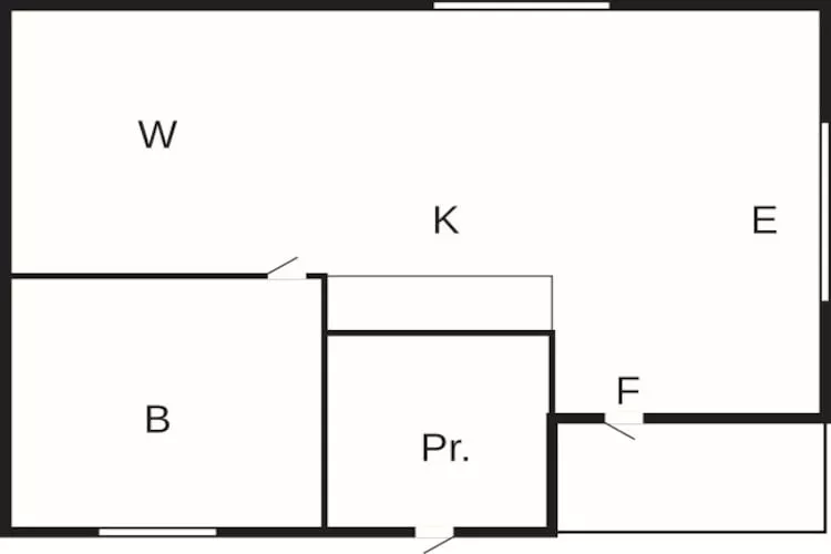 Maison de vacances pour 2 a Ronneby-By Traum - Plan