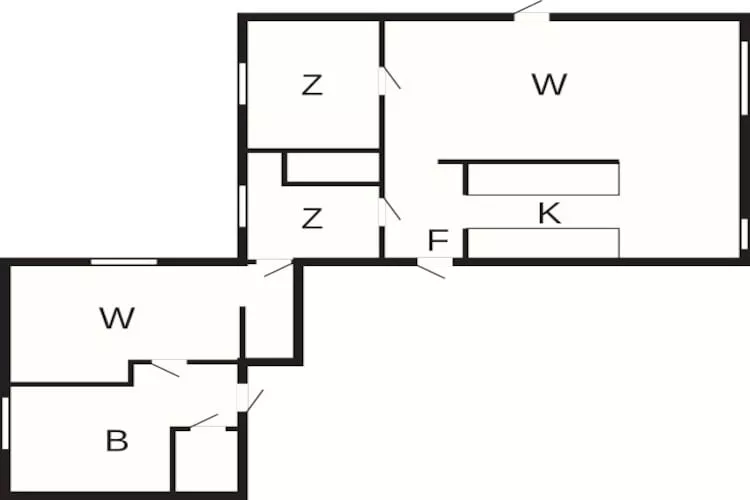 4 person holiday home in Spekeröd-By Traum - Floor plan