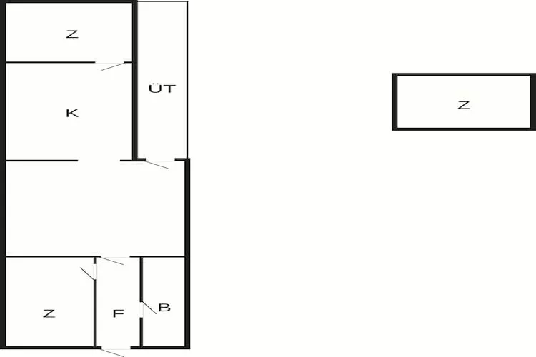 Charming Retreat in Rorvig - By Traum Ferienwohnungen - Floor plan
