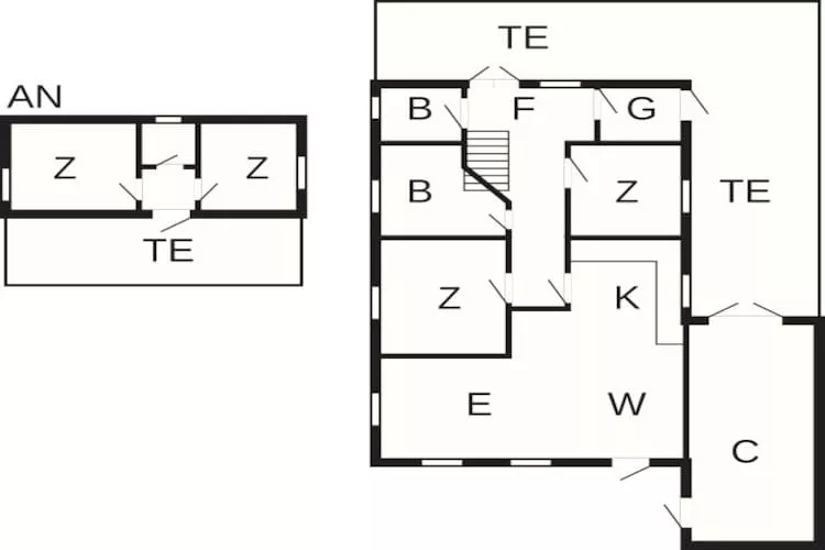 10 Personen Ferienhaus in Marstal-By Traum - Grundriss