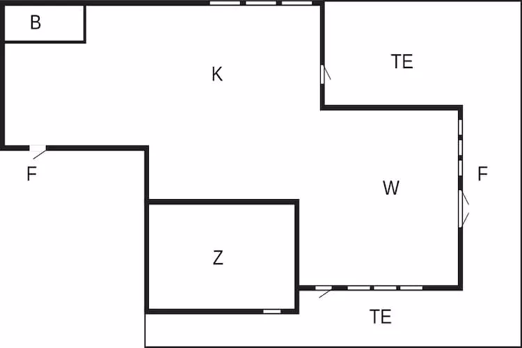 4 person holiday home in Uddevalla-By Traum - Floor plan