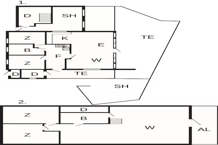 Maison de vacances pour 10 a Lindesnes-By Traum - Plan