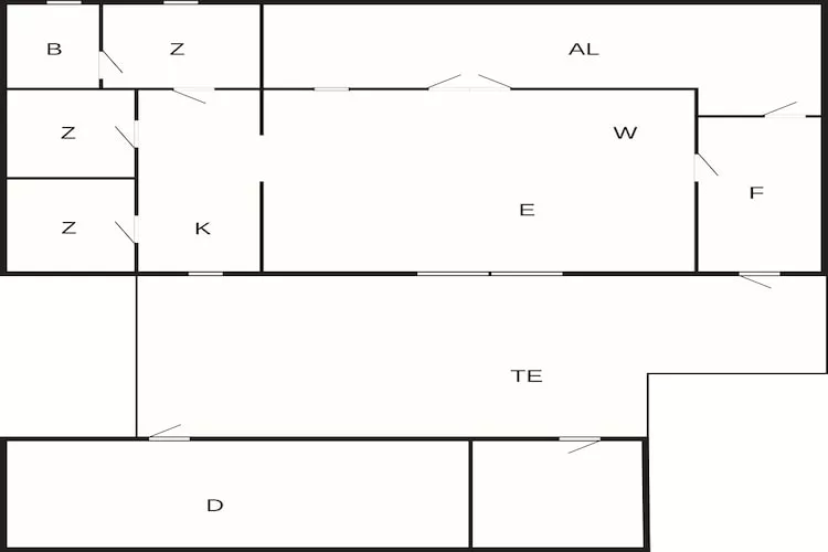 5 person holiday home in Halden-By Traum - Floor plan