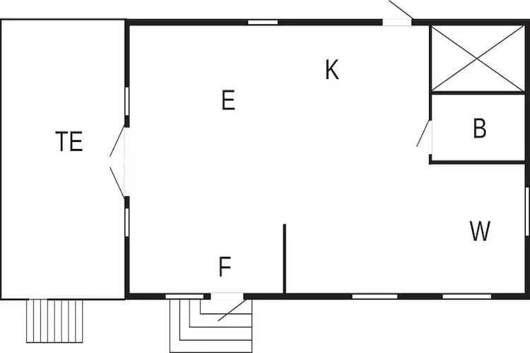 4 Personen Ferienhaus in ROLFSTORP-By Traum - Grundriss