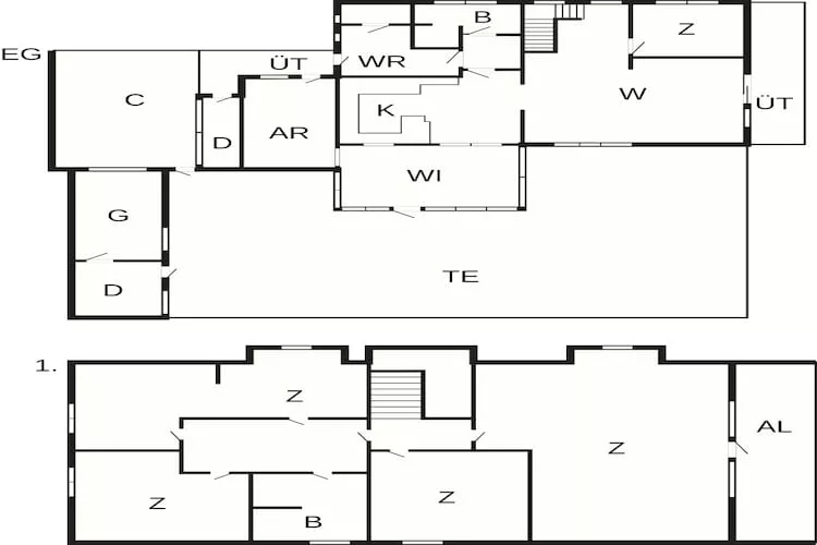 12 person holiday home in Thyborøn-By Traum - Floor plan