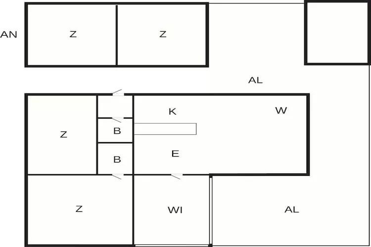 Maison de vacances pour 7 a KöPINGSVIK-By Traum - Plan