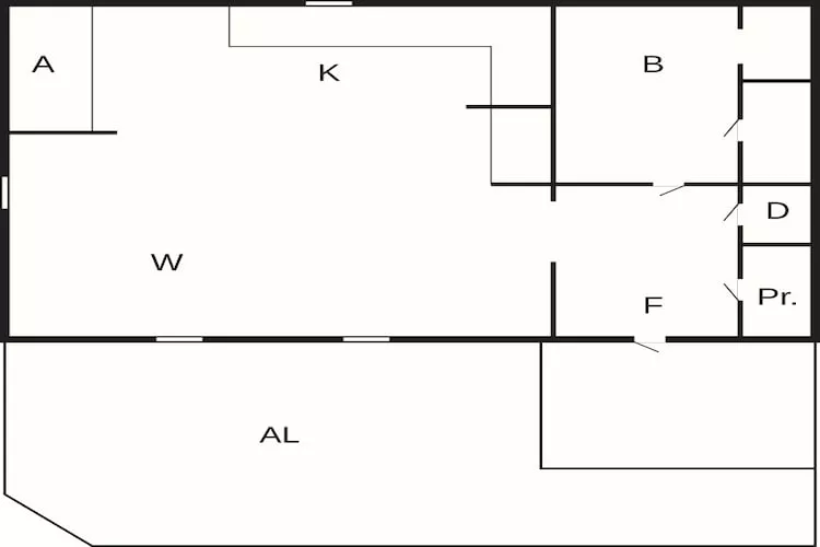 Maison de vacances pour 4 a LJUSDAL-By Traum - Plan