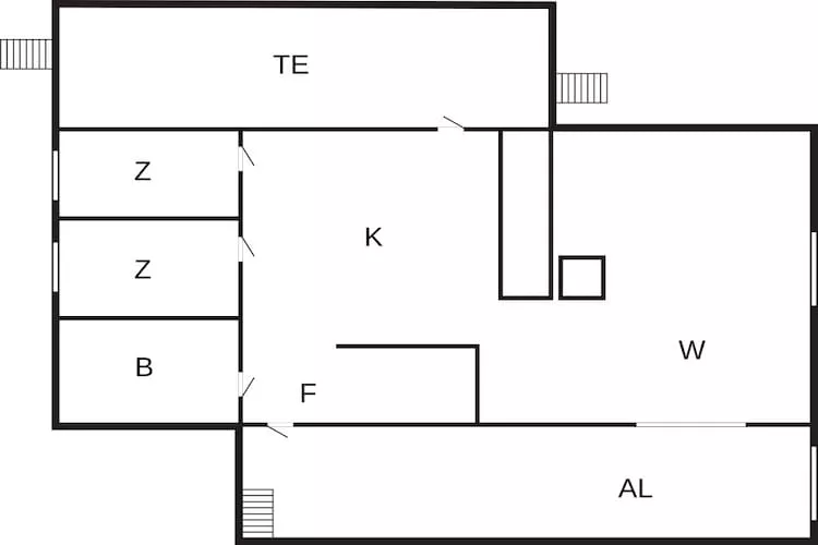 Maison de vacances pour 6 a Olofström-By Traum - Plan