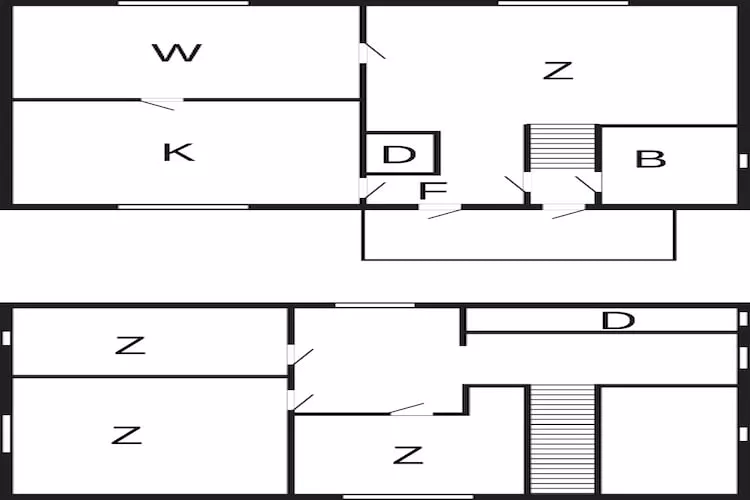 Maison de vacances pour 5 a HORN-By Traum - Plan