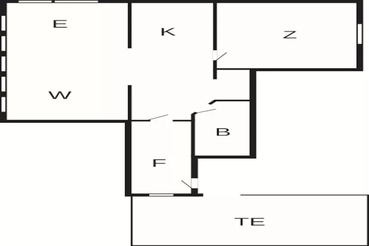 Maison de vacances pour 4 a Halmstad-By Traum - Plan