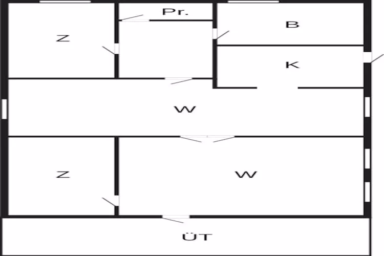5 person holiday home in Karrebæksminde-By Traum - Floor plan